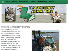 Tablet Screenshot of hackberrycharters.com